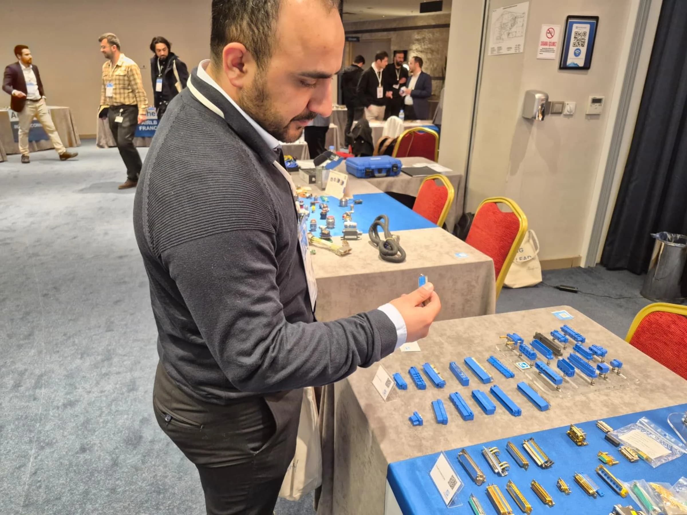 Vipulse team at the Amphenol conference venue, Wyndham Ankara