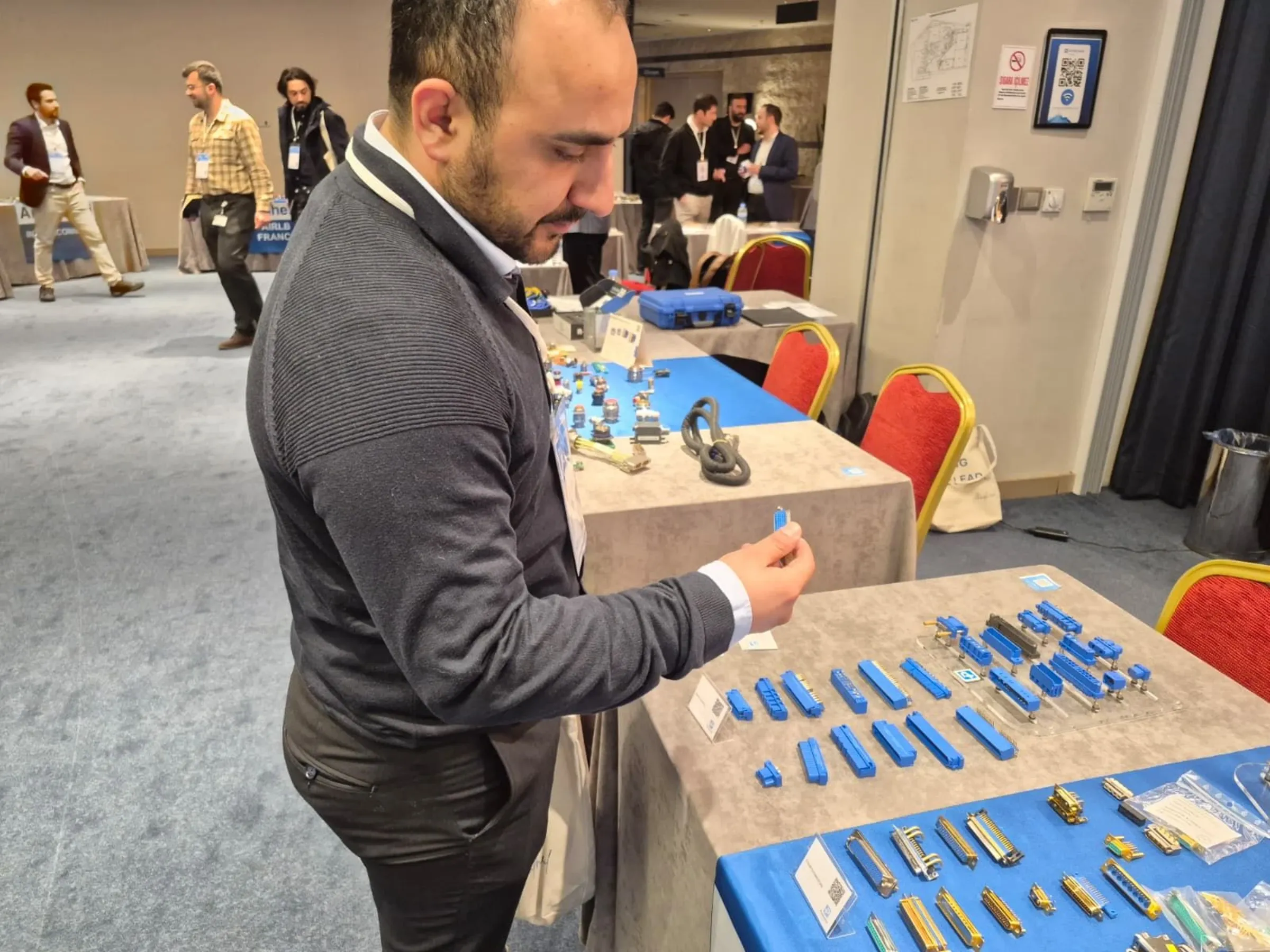 Vipulse team at the Amphenol conference venue, Wyndham Ankara